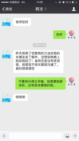 戀愛男和好成功案例